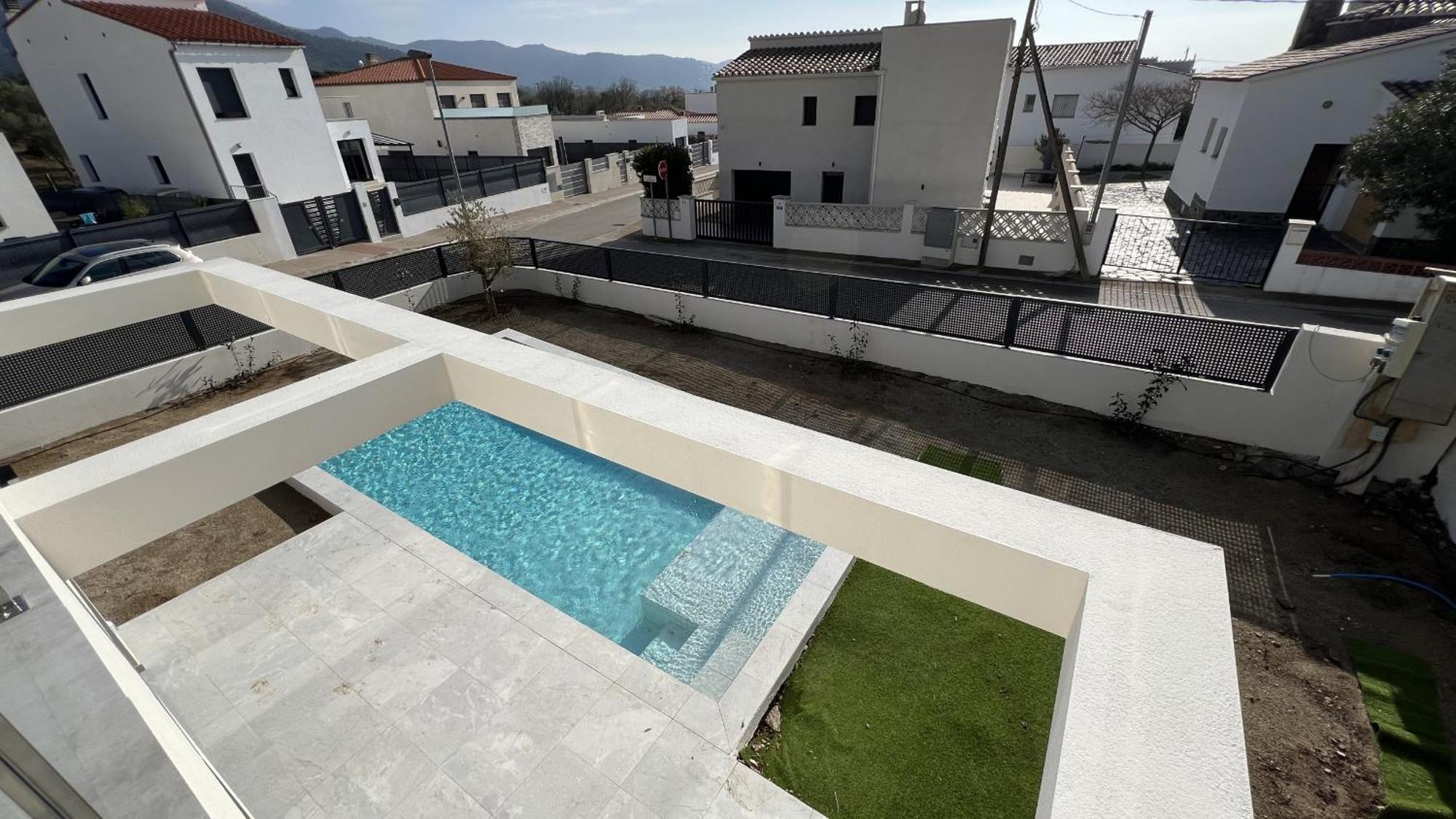 فيلا Casa Moderna Roses Con Piscina Y Jardin Mas Bosca, Roses Palau Saverdera المظهر الخارجي الصورة