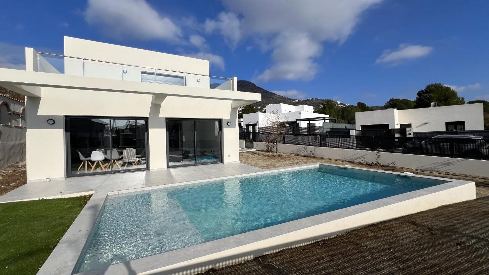 فيلا Casa Moderna Roses Con Piscina Y Jardin Mas Bosca, Roses Palau Saverdera المظهر الخارجي الصورة